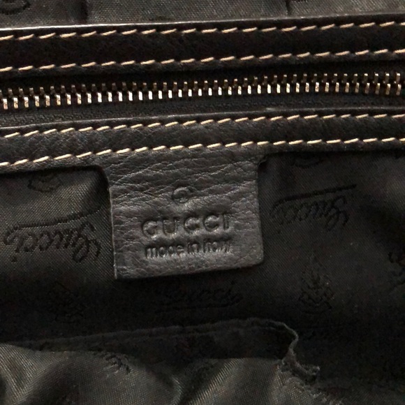 Authentic Gucci Leather  handbag - Picture 3 of 4